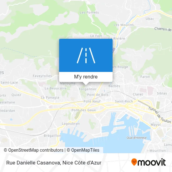 Rue Danielle Casanova plan