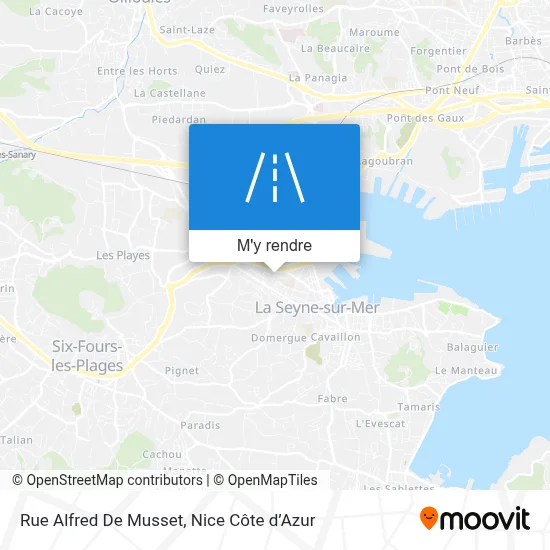 Rue Alfred De Musset plan