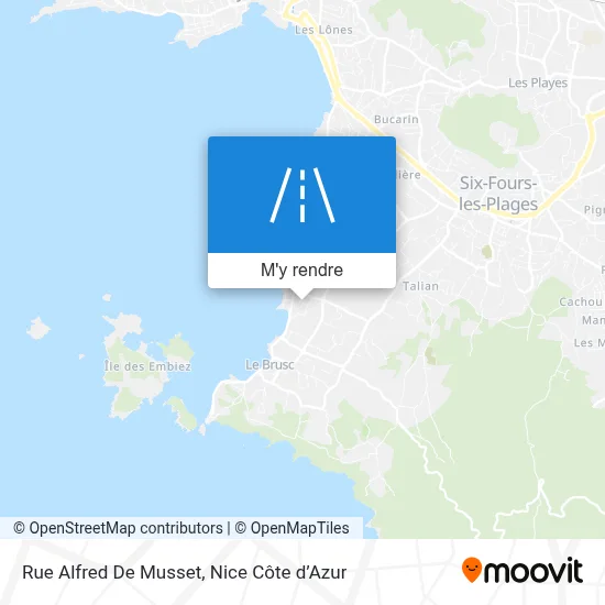 Rue Alfred De Musset plan