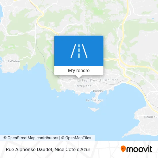 Rue Alphonse Daudet plan