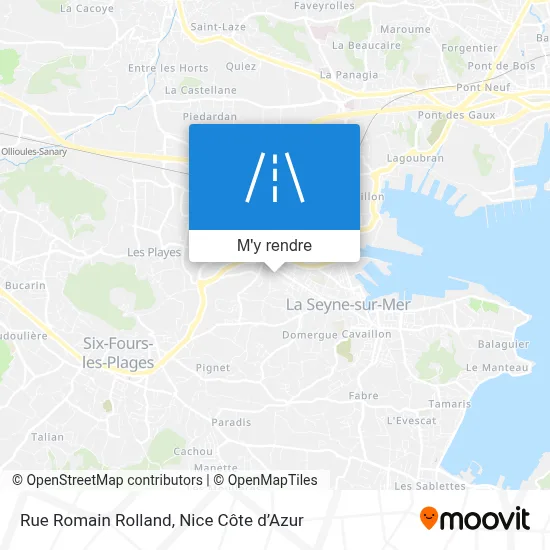 Rue Romain Rolland plan