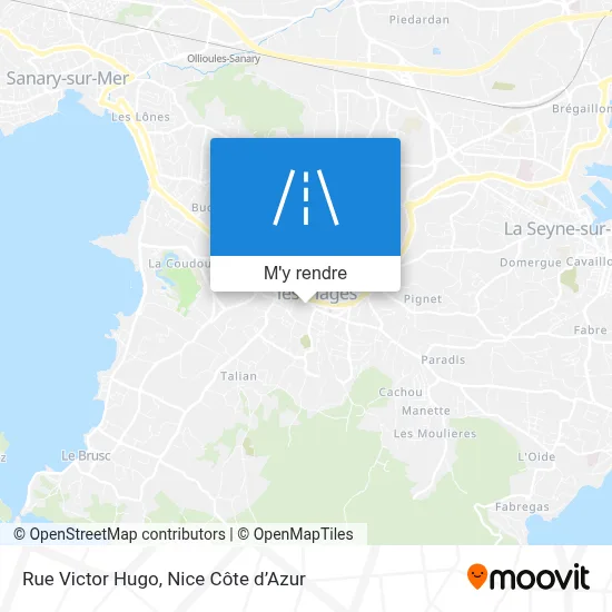 Rue Victor Hugo plan