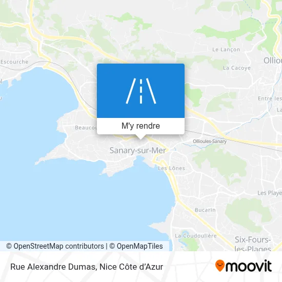 Rue Alexandre Dumas plan