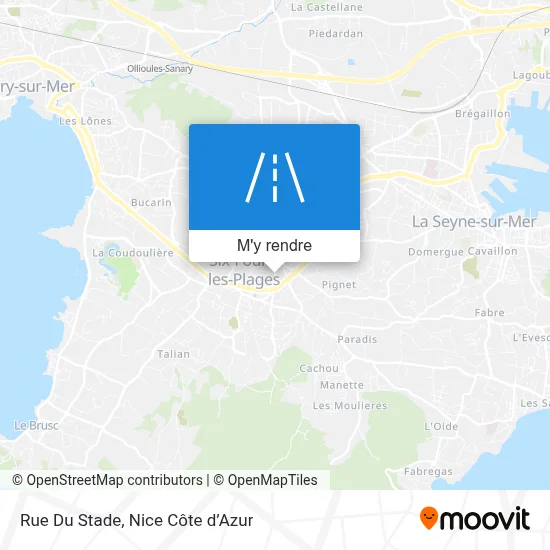 Rue Du Stade plan