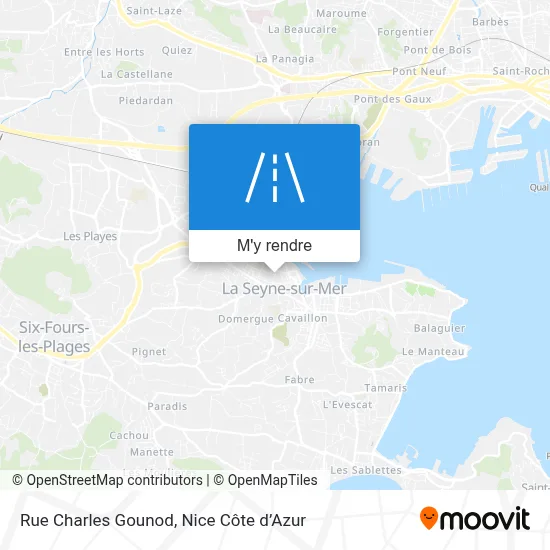 Rue Charles Gounod plan