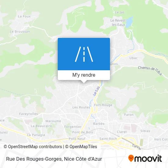 Rue Des Rouges-Gorges plan