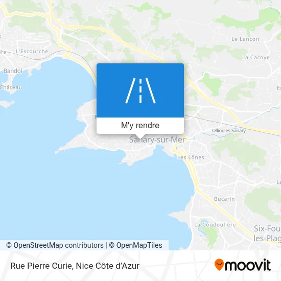 Rue Pierre Curie plan