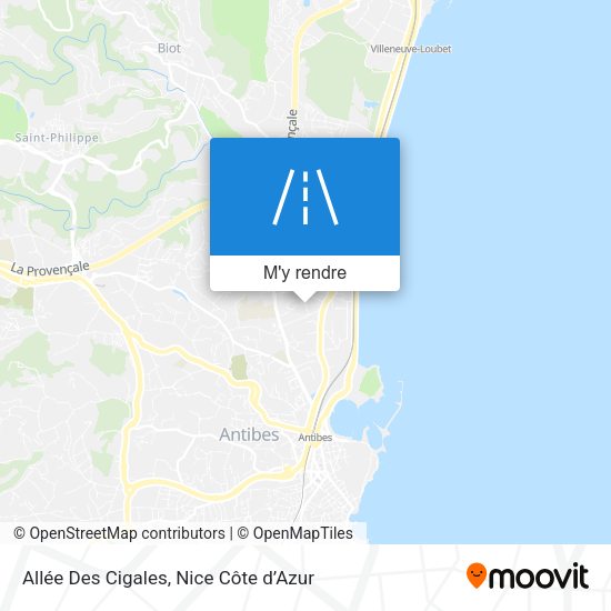 Allée Des Cigales plan