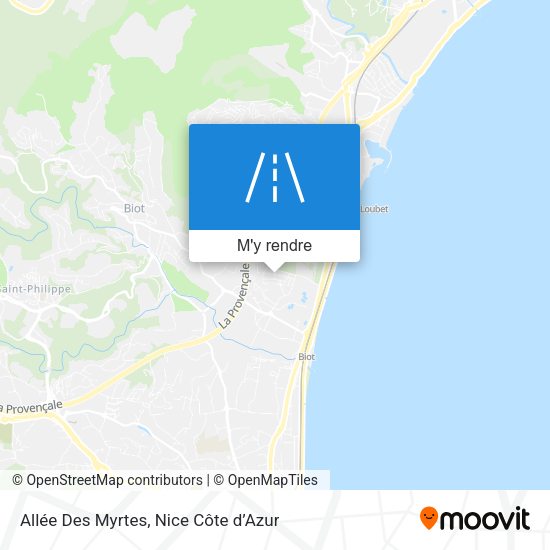 Allée Des Myrtes plan