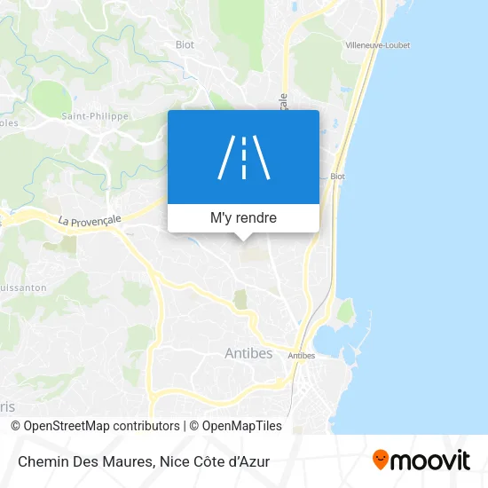 Chemin Des Maures plan