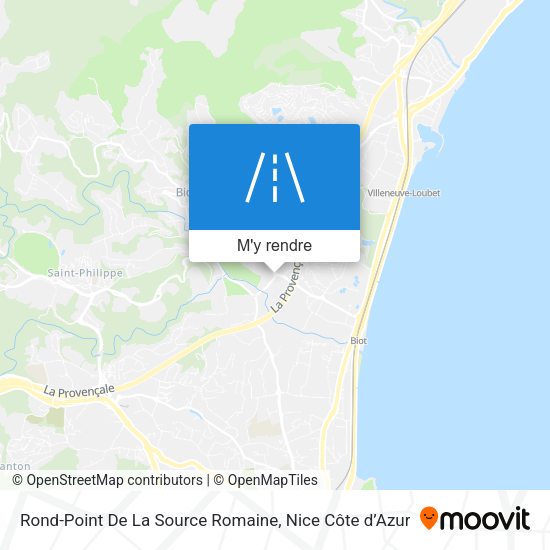 Rond-Point De La Source Romaine plan