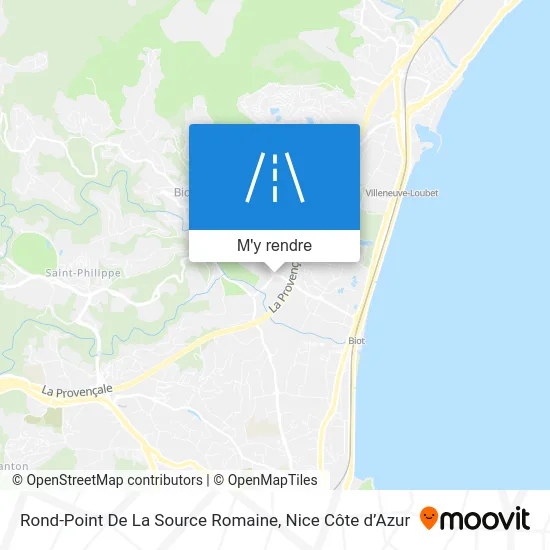 Rond-Point De La Source Romaine plan