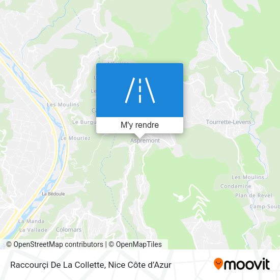 Raccourçi De La Collette plan