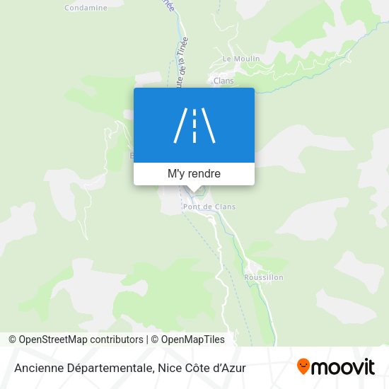 Ancienne Départementale plan