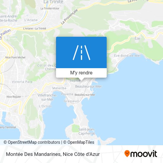 Montée Des Mandarines plan