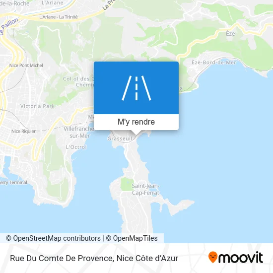 Rue Du Comte De Provence plan