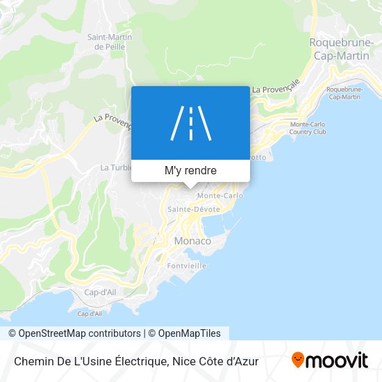 Chemin De L'Usine Électrique plan