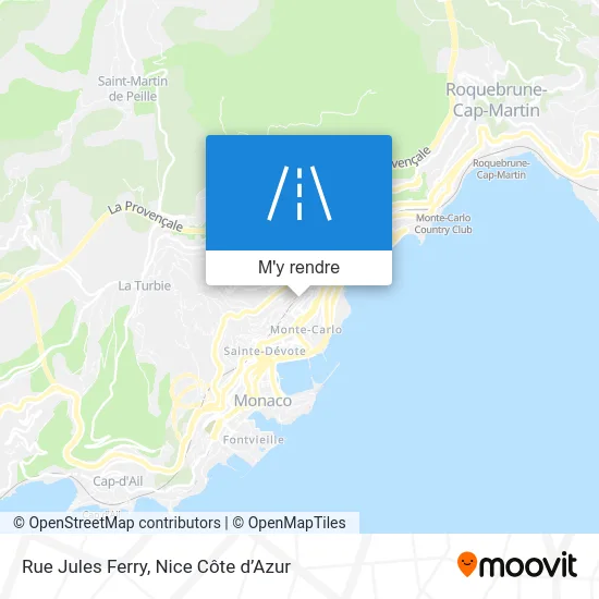 Rue Jules Ferry plan