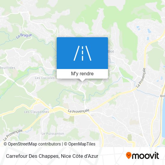 Carrefour Des Chappes plan