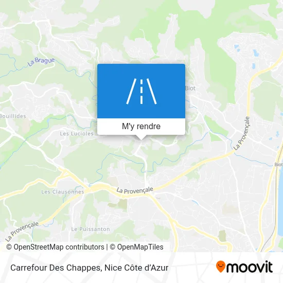 Carrefour Des Chappes plan