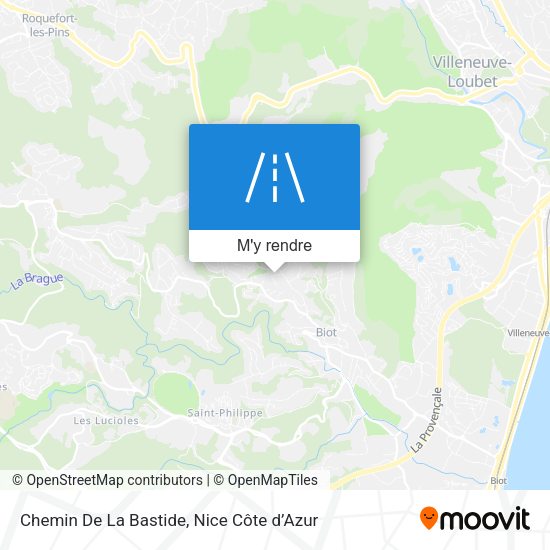 Chemin De La Bastide plan