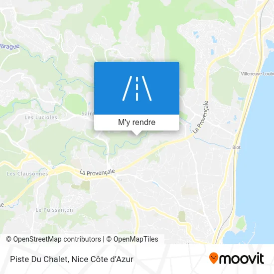 Piste Du Chalet plan