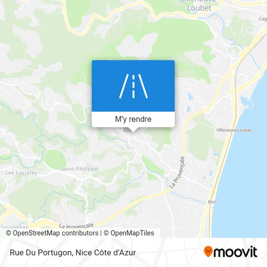 Rue Du Portugon plan