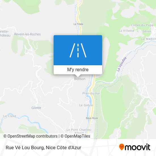 Rue Vé Lou Bourg plan