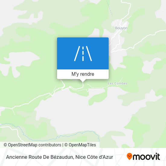 Ancienne Route De Bézaudun plan