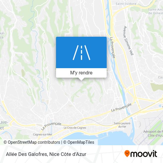Allée Des Galofres plan