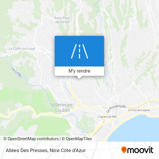 Allées Des Presses plan