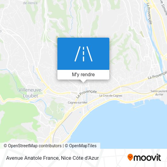 Avenue Anatole France plan