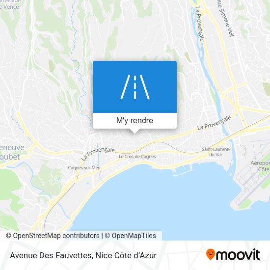 Avenue Des Fauvettes plan