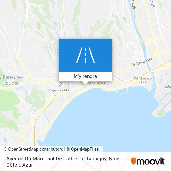 Avenue Du Maréchal De Lattre De Tassigny plan