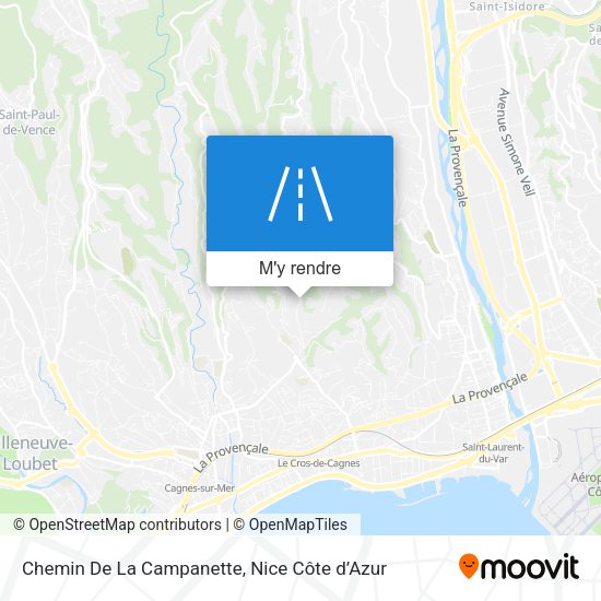 Chemin De La Campanette plan