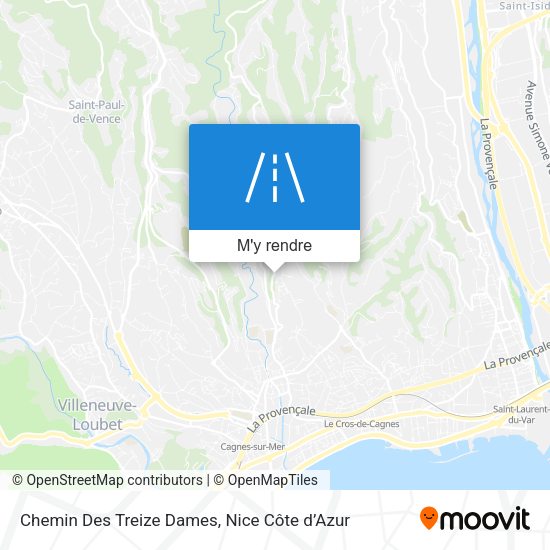 Chemin Des Treize Dames plan