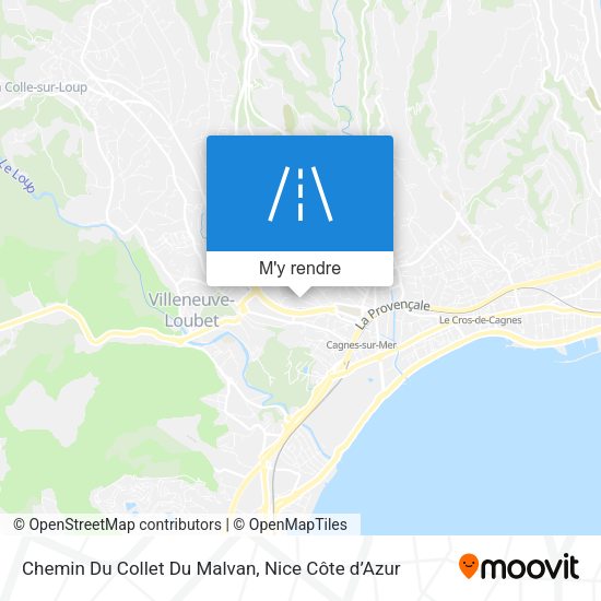 Chemin Du Collet Du Malvan plan