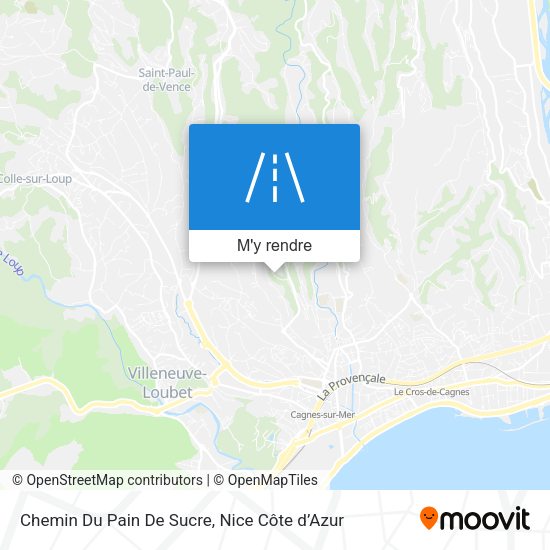 Chemin Du Pain De Sucre plan