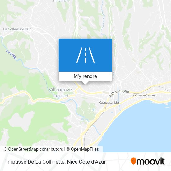 Impasse De La Collinette plan