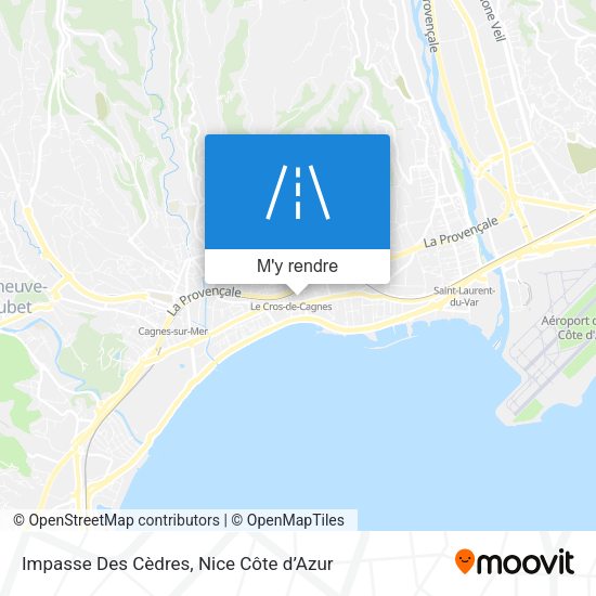 Impasse Des Cèdres plan