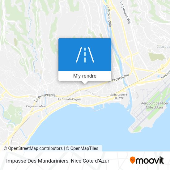 Impasse Des Mandariniers plan