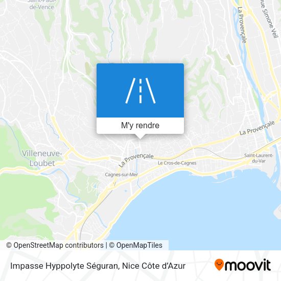 Impasse Hyppolyte Séguran plan