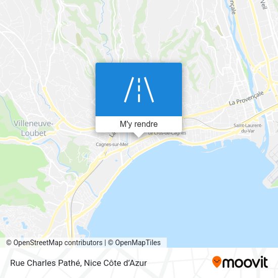 Rue Charles Pathé plan