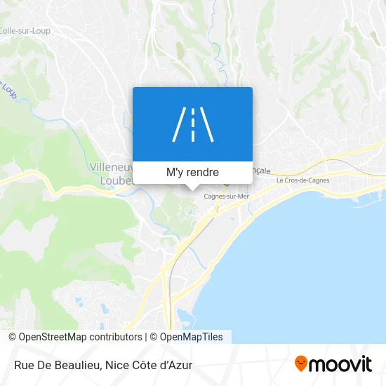 Rue De Beaulieu plan