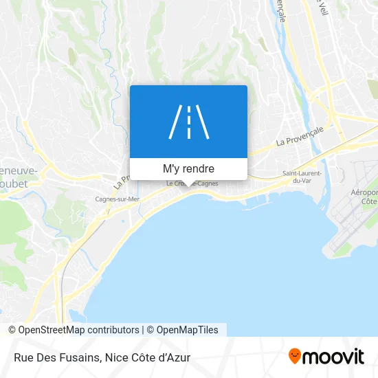 Rue Des Fusains plan