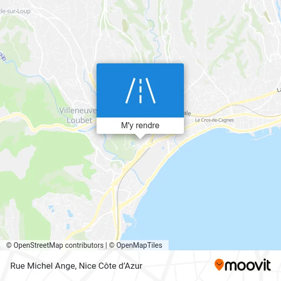 Rue Michel Ange plan