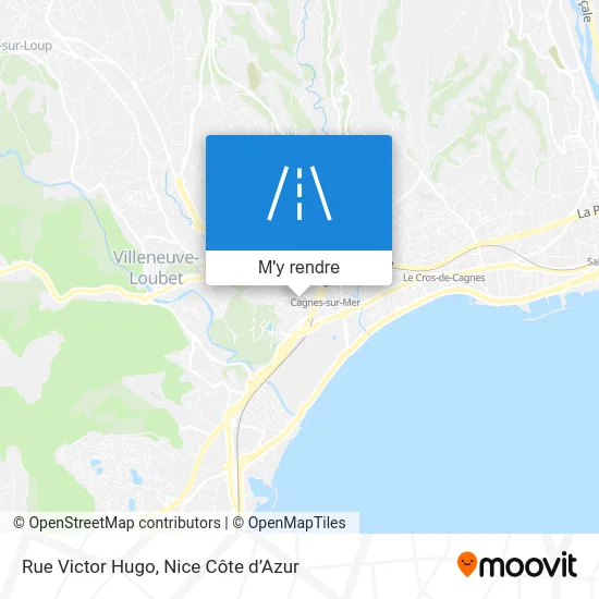 Rue Victor Hugo plan