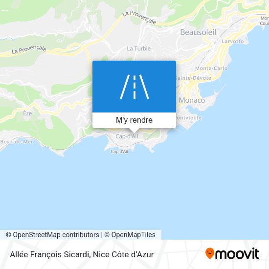 Allée François Sicardi plan