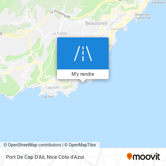 Port De Cap D'Ail plan