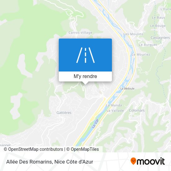 Allée Des Romarins plan
